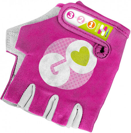 handschoenen Skids Control junior polyester roze one-size