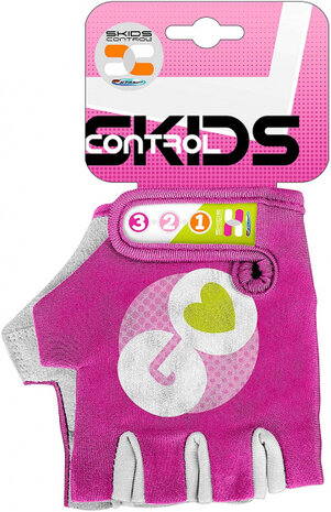 handschoenen Skids Control junior polyester roze one-size