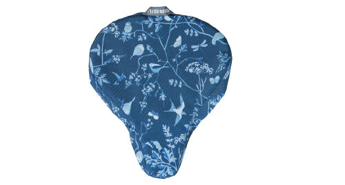 zadeldekje Wanderlust polyester indigo blauw