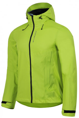 regenjas P-New Age heren polyester lime maat XL