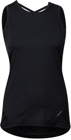 fietsshirt Wander dames polyester zwart maat S