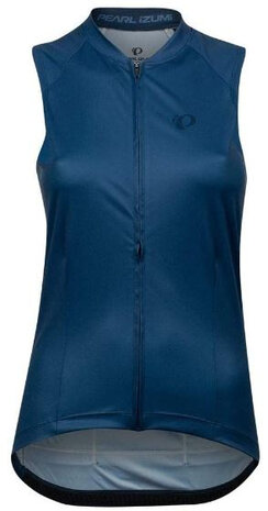 fietsshirt mouwloos Attack dames polyester navy maat XL