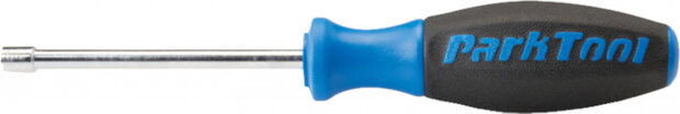 spaaksleutel SW-19 intern 6 mm staal zwart/blauw
