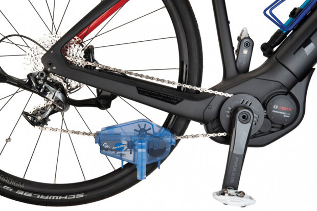 kettingreinigingsset CG-2.4 blauw/transparant 3-delig