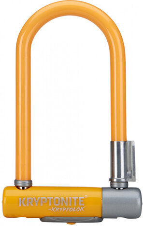 beugelslot Moderate 8,2 x 17,8 cm staal oranje