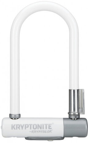 beugelslot Moderate 8,2 x 17,8 cm staal wit