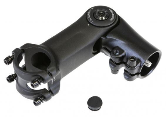stuurpen Ahead 28,57 / 110 / 31,8 mm aluminium zwart