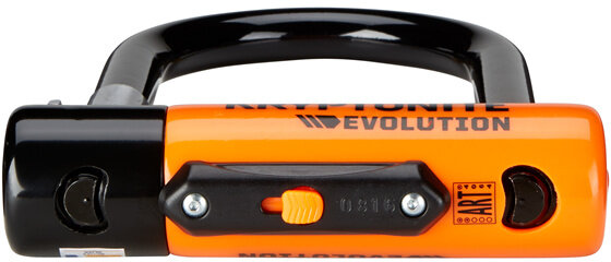 beugelslot Evolution Mini-7 8,3 x 17,8 cm zwart/oranje