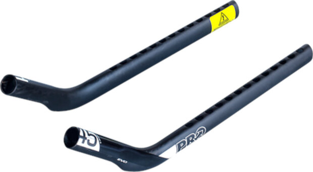 stuurextensie Missile Evo Ski-Bend carbon zwart 2 stuks