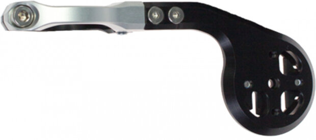 stuurhouder Vibe Aero Garmin 19,2 cm aluminium zwart