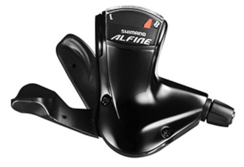 schakelversteller Alfine SL-S700-8S aluminium zwart