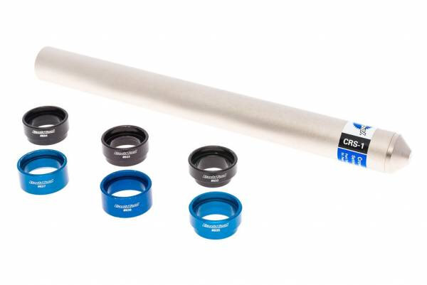vorkconus montageset CRS-1 aluminium zilver 7-delig
