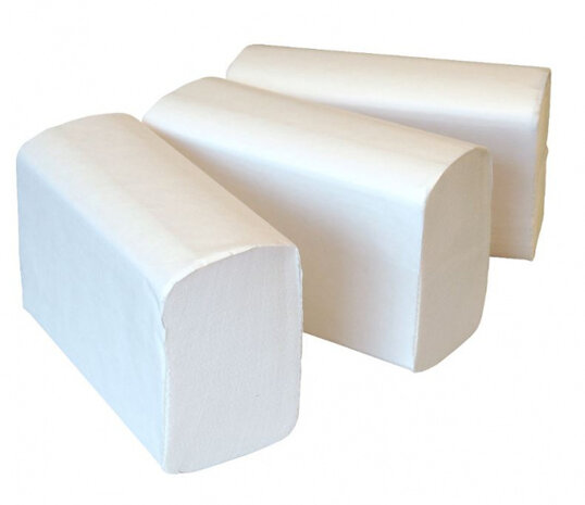 handdoekpapier M-fold 2-laags wit 25 stuks