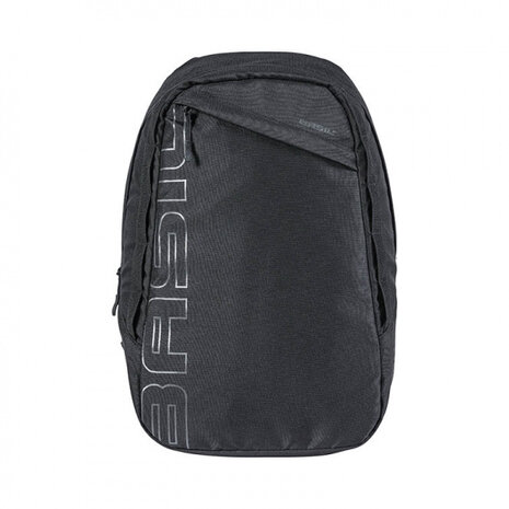 fietsrugtas Flex 17 liter polyester zwart