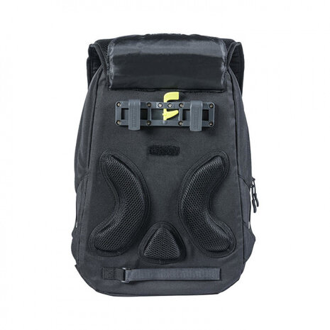 fietsrugtas Flex 17 liter polyester zwart