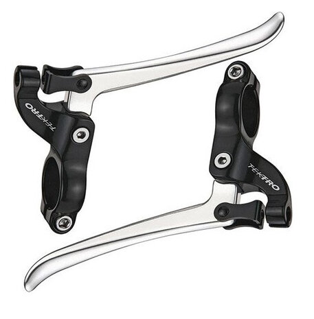 remgreepset canti/caliper 22,2 mm alu zilver 2 stuks
