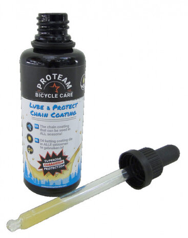 kettingcoating Lube &amp; Protect 50 ml blauw/wit