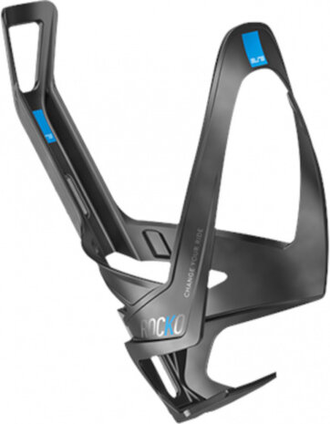 bidonhouder Rocko 17,9 cm carbon zwart/blauw