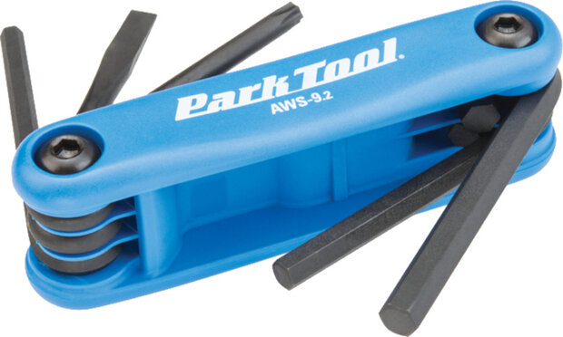 multitool AWS-9.2 inbus/torx/plat staal blauw/zwart