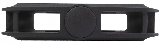 platformpedaal anti-slip reflectie 8,6 x 9,6 cm zwart