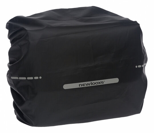 regenhoes Pannier 1 polyester 48 x 55 cm zwart