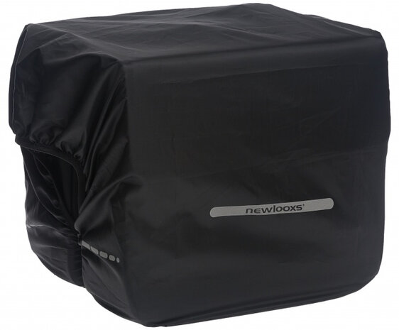 regenhoes dubbel 40 x 97 cm polyester zwart