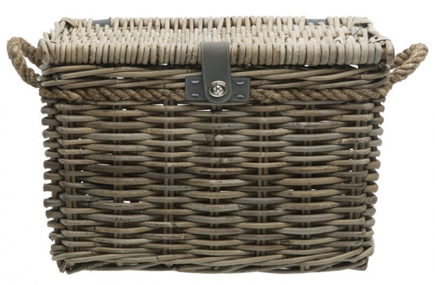 fietsmand Melbourne 45 liter 45 x 33 cm rotan bruin