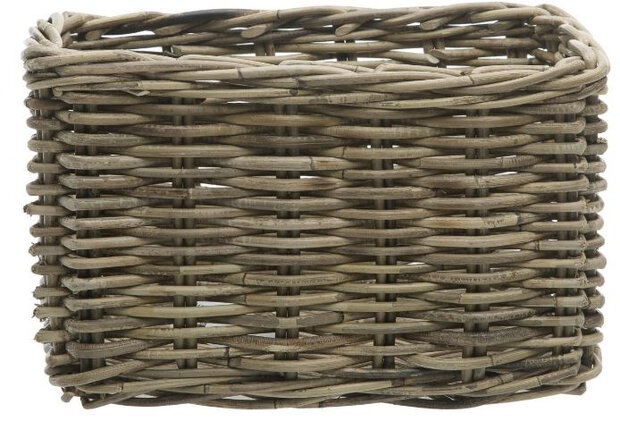 fietsmand Brisbane 23 liter rotan grijs