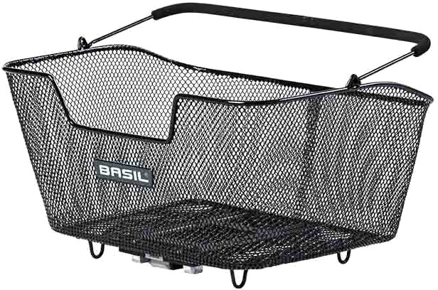 fietsmand Base MIK M 14 liter 43 x 30 x 23 cm staal zwart