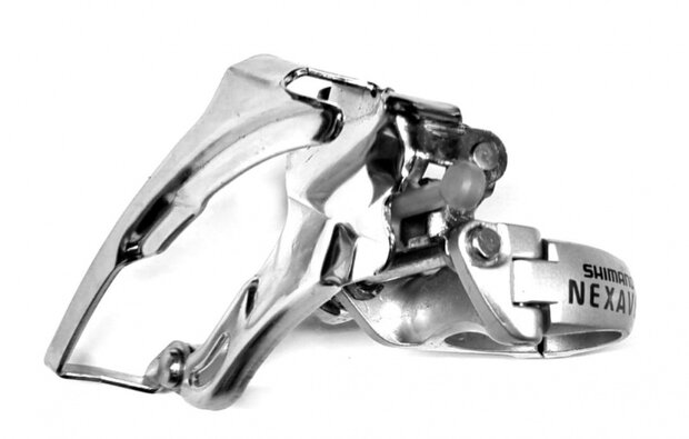 voorderailleur Nexave FD-T400 triple downpull zilver