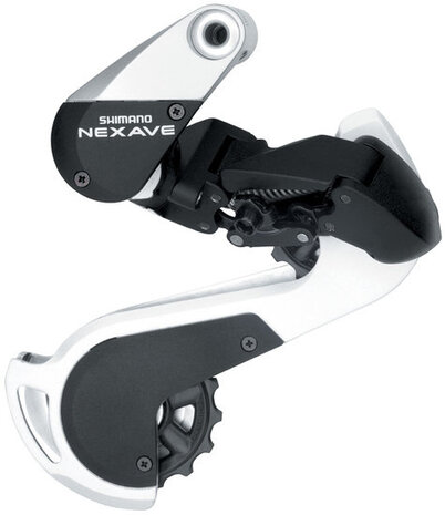 achterderailleur Nexave C503 staal zwart/zilver