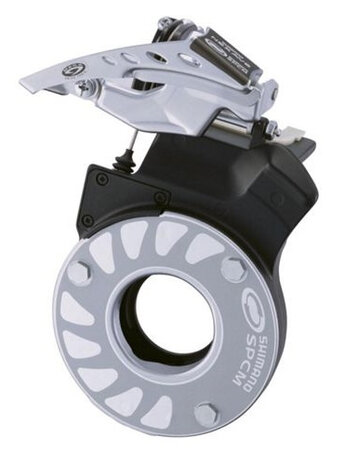 voorderailleur Nexave FD-C600 Top Pull Semi-Auto zwart