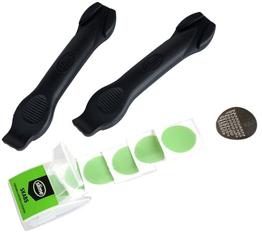 bandenplakker set zelfklevend zwart/groen 9-delig