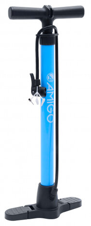 fietspomp M1 58 cm 11 Bar staal blauw