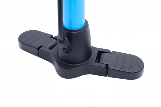 fietspomp M1 58 cm 11 Bar staal blauw