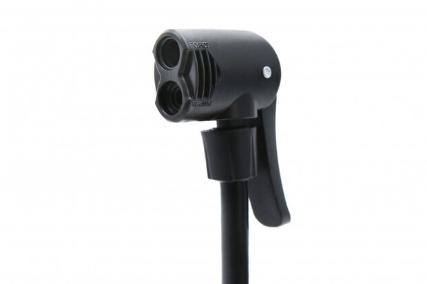 fietspomp M2 met drukmeter 62 cm 11 Bar staal zwart