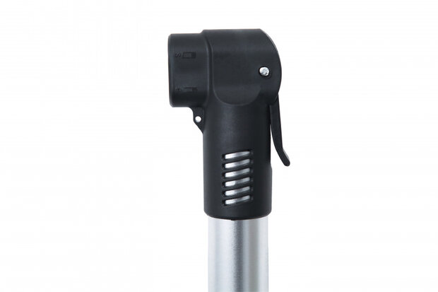 minipomp M1 28 cm 8 Bar aluminium grijs