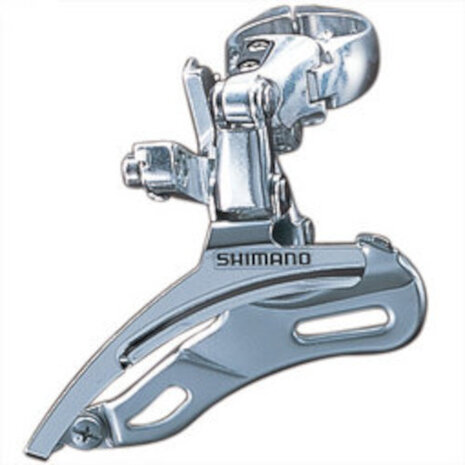 voorderailleur Alivio top pull 34,9 mm triple zilver