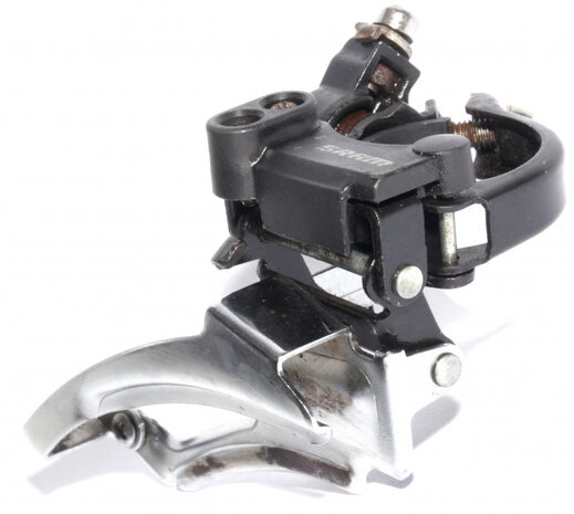 voorderailleur C5 DFG324 top pull 34,9 mm staal zilver
