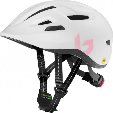 fietshelm Stance Junior Mips 51-55 cm parelwit maat S