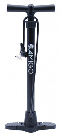fietspomp M1 58 cm 11 Bar staal zwart