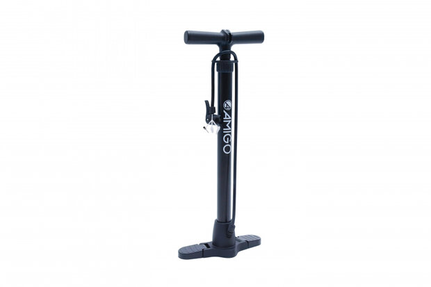 fietspomp M1 58 cm 11 Bar staal zwart