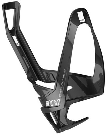 bidonhouder Rocko 17,9 cm carbon matzwart/wit