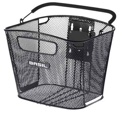 fietsmand Bold KF voor 25 liter staal zwart