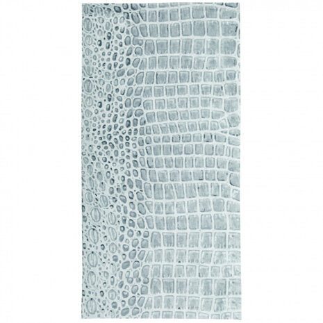 nekwarmer Squares and Bubbles polyester grijs one-size