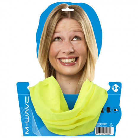 nekwarmer Neon Yellow polyester geel one-size