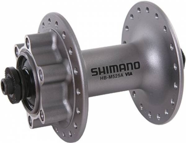 voornaaf HB-M525A Deore 100 mm 32G aluminium zilver