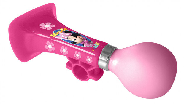 fietstoeter Minnie meisjes 15 cm roze