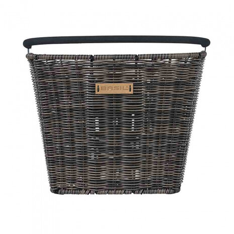 fietsmand voor Bremen 35,5 x 27 cm rotan donkerbruin
