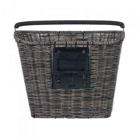 fietsmand voor Bremen 35,5 x 27 cm rotan donkerbruin